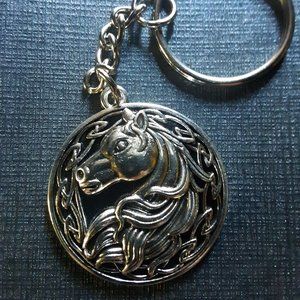 Beautiful Horse Head Key Chain